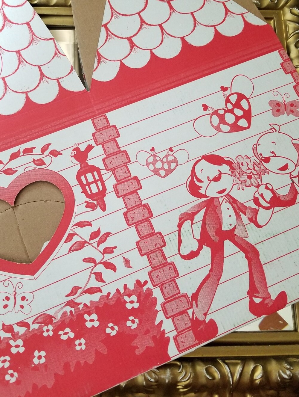 ❗Vintage 2000s Build-A-Bear Workshop Valentine's Day Red White Orignal Box❗